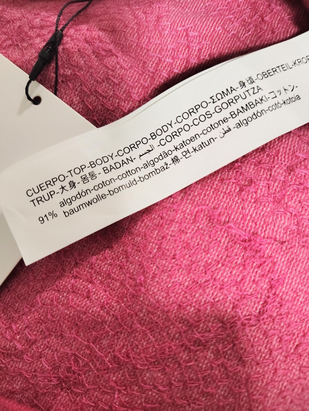 NWT Zara Hot Pink Sequin Halter Crop Top Limited Edition Women's Medium / Large - Picture 8 of 12